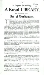 Ein Vorschlag zum Bau einer Königlichen Bibliothek, 1697 (Druck)